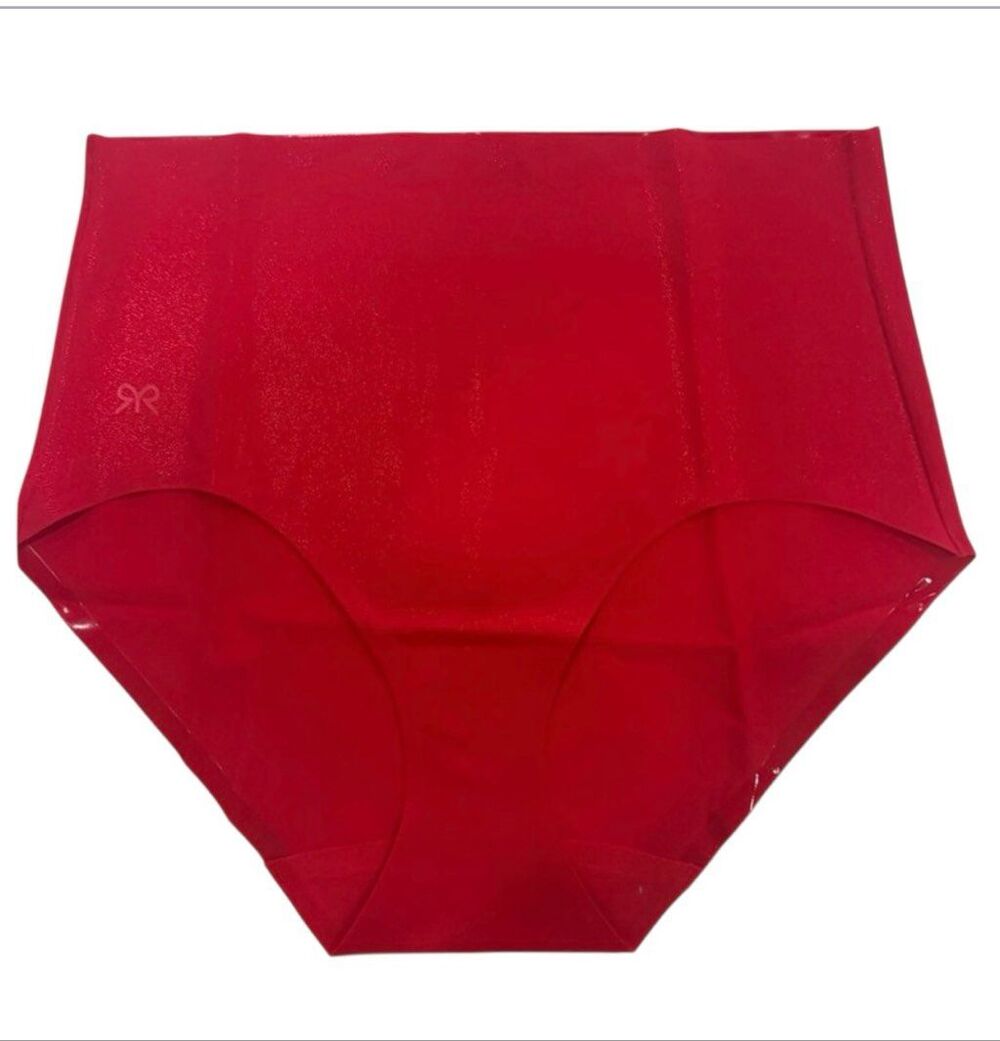 Ruby Ribbon Shaping Brief Red Glitter New Size 3XL